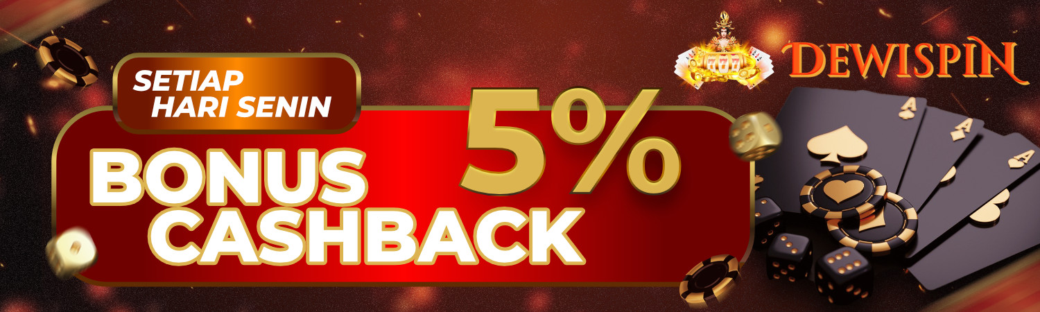 BONUS CASHBACK 5%